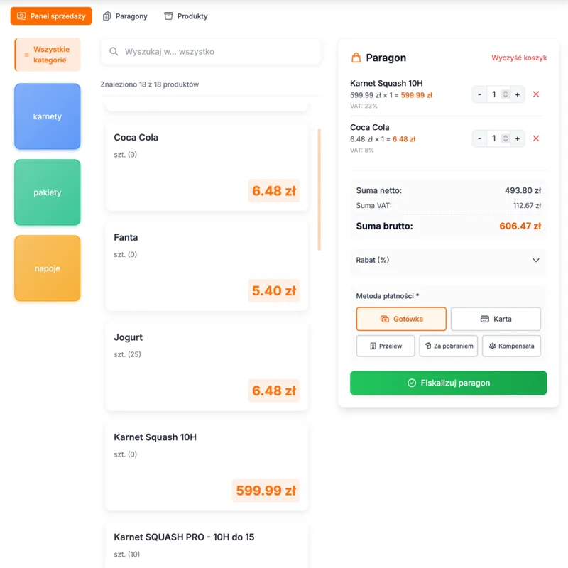 Smart Booking dashboard